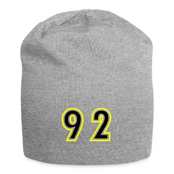 92 Zahl College - Jersey-Beanie - Grau meliert - Vorne