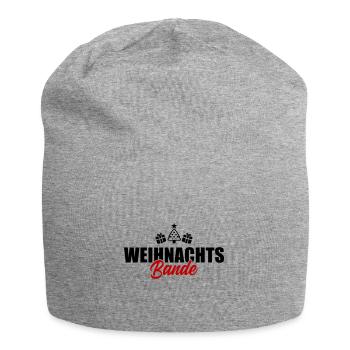 Weihnachts Bande - Jersey-Beanie - Grau meliert - Vorne