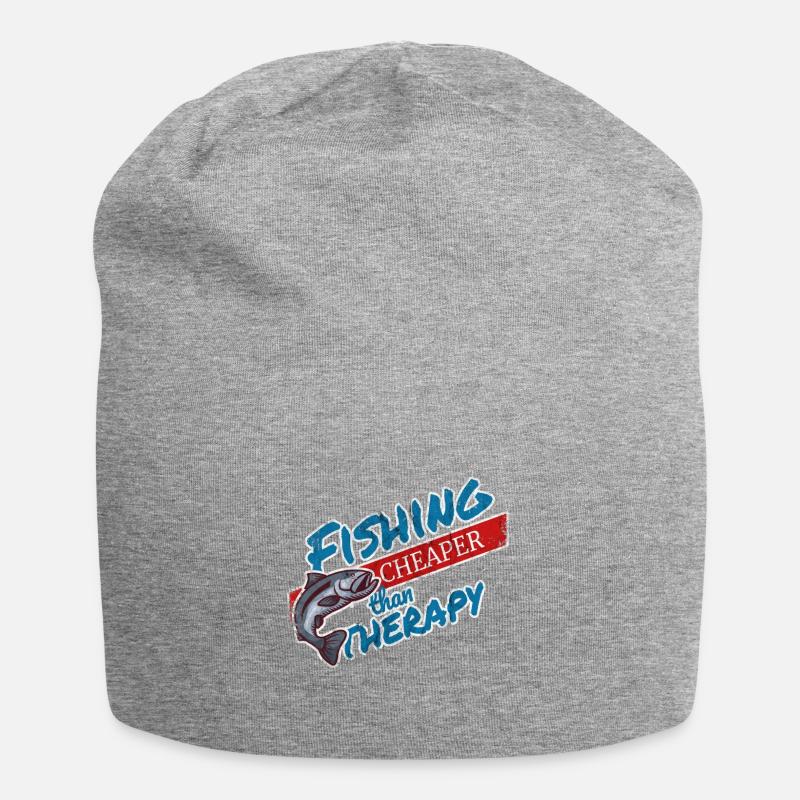 Pêche, pêche - Bonnet en jersey - gris chiné
