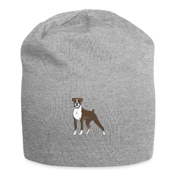 boxeur - Bonnet en jersey - gris chiné - Devant
