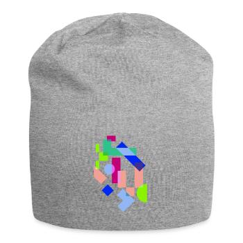 Kunst - Jersey-Beanie - Grau meliert - Vorne