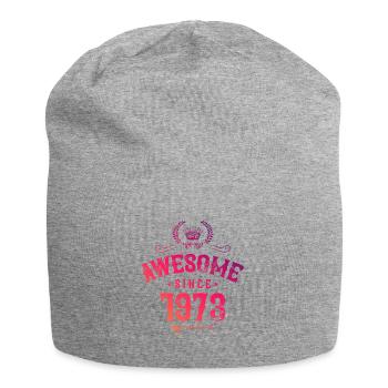 1973 awesome since - Jersey-Beanie - Grau meliert - Vorne
