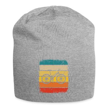 Vintage Square and Cycling - - Jersey Beanie - heather grey - Front