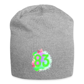 83 Nombre d’objets blob - Bonnet en jersey - gris chiné - Devant