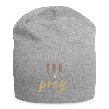 beten - Jersey-Beanie - Grau meliert - Vorne