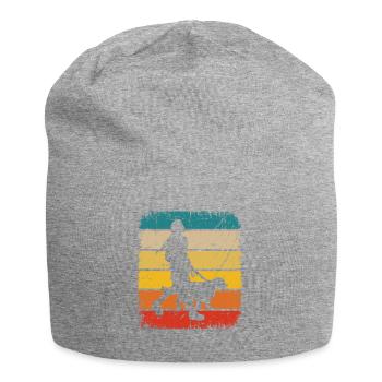 Vintage Square et Dog 2 - - Bonnet en jersey - gris chiné - Devant