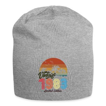 Vintage exemplaire unique 1983 Edition limitée - Bonnet en jersey - gris chiné - Devant
