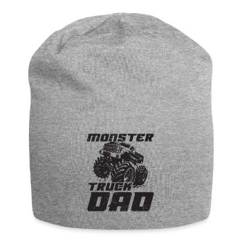 Monster Truck Dad Father's Day Dad Monster Trucks - Jersey Beanie - heather grey - Front