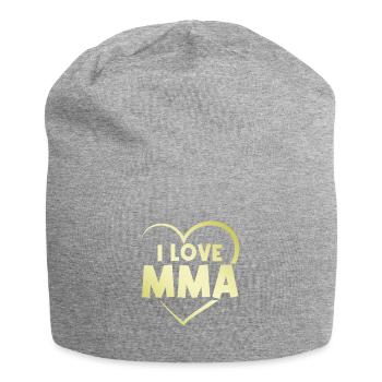 Ich liebe Mma - Jersey-Beanie - Grau meliert - Vorne