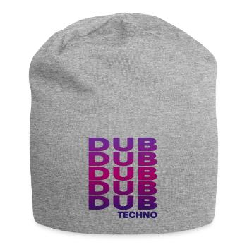 Dub Techno - Jersey-Beanie - Grau meliert - Vorne