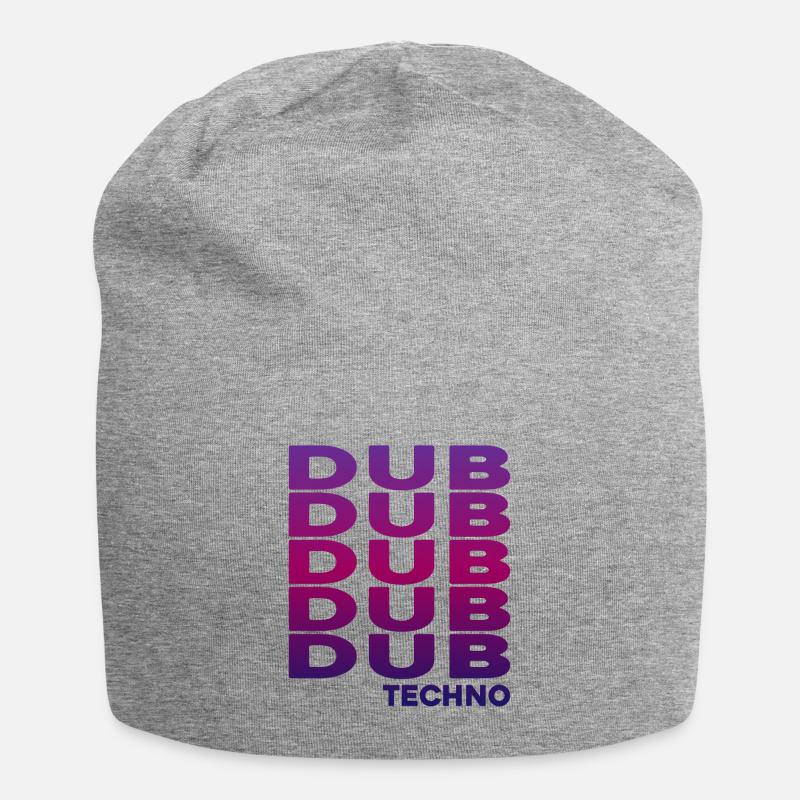 Dub Techno - Bonnet en jersey - gris chiné