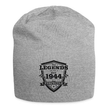 Legend May 1944 Born 1944 Birthday 1944 - Jersey Beanie - heather grey - Front