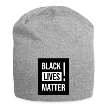 Black Lives Matter ! - Jersey Beanie - heather grey - Front