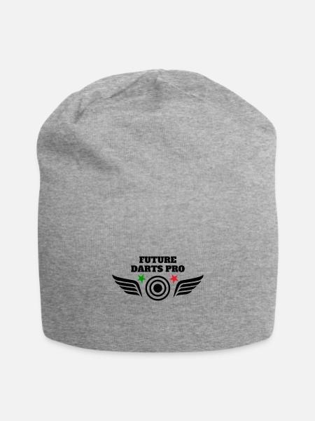 Dartmotiv Dartspieler Dart Fan Dartscheibe Darts - Jersey-Beanie - Grau meliert