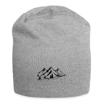 Montagne 1 et cyclisme - - Bonnet en jersey - gris chiné - Devant
