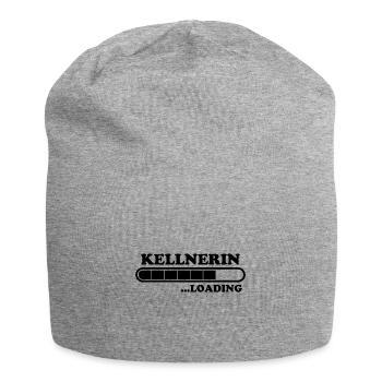 Kellnerin Spruch Kellner Beruf Kellnerin Geschenk - Jersey-Beanie - Grau meliert - Vorne