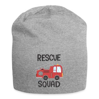 Camion de Pompier sapeurs pompiers - Bonnet en jersey - gris chiné - Devant