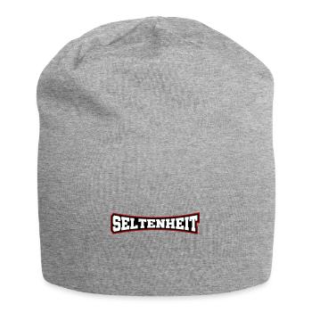 Seltenheit Selten Spruch Motto - Jersey-Beanie - Grau meliert - Vorne