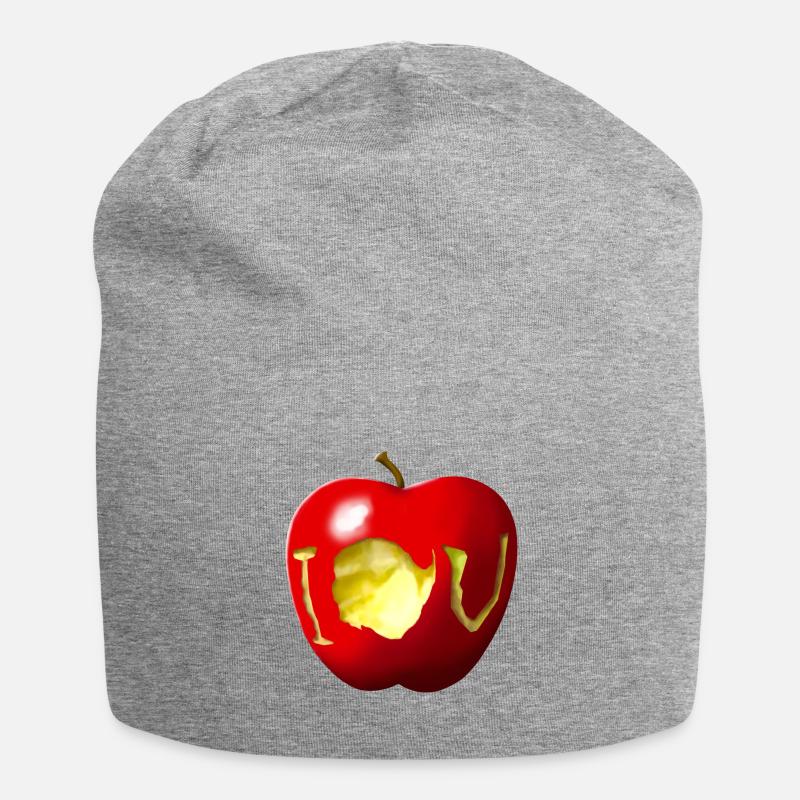 IOU - Jersey-Beanie - Grau meliert