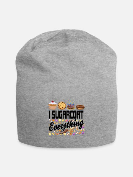 Konditor - Jersey-Beanie - Grau meliert