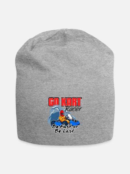 Go Kart - Jersey-Beanie - Grau meliert