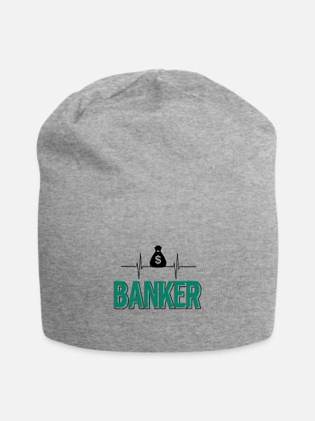 Banker - Jersey-Beanie - Grau meliert