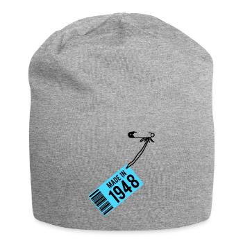 Geburtstag T-Shirt 1948 - Jersey-Beanie - Grau meliert - Vorne