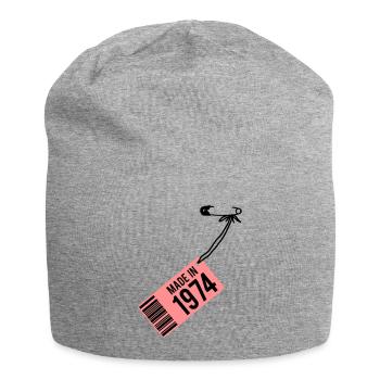 Geburtstag T-Shirt 1974 - Jersey-Beanie - Grau meliert - Vorne