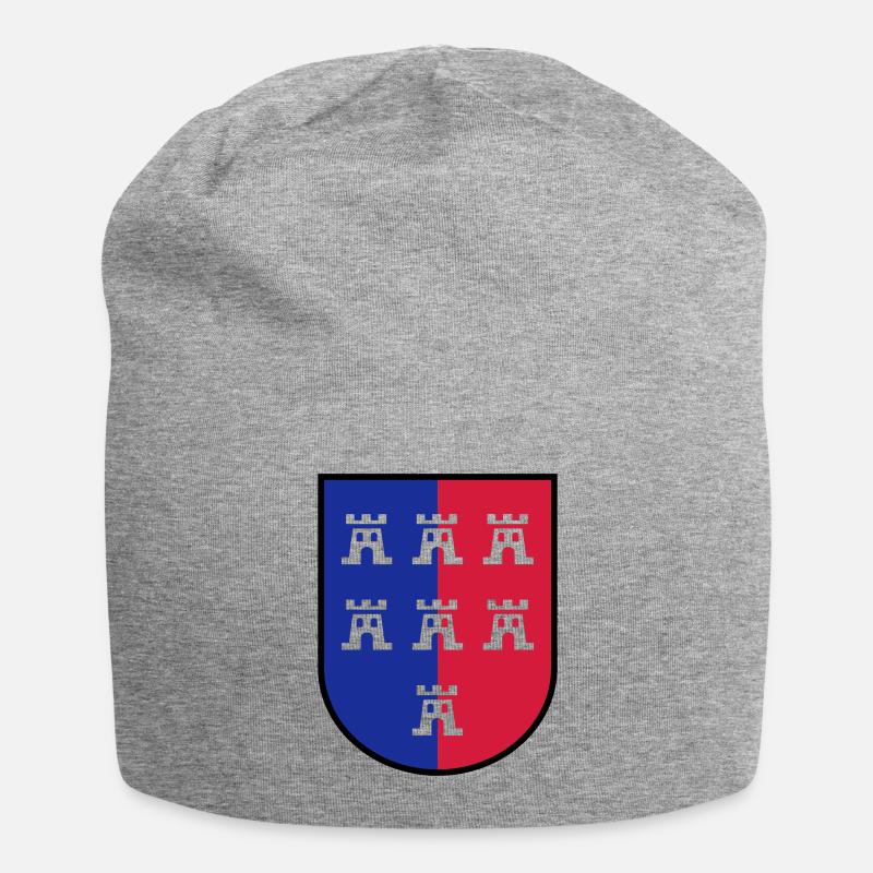 Wappen VG Siebenbürger Sachsen - Jersey-Beanie - Grau meliert