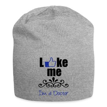Like the Doctor Arzt Medizin Geschenk - Jersey-Beanie - Grau meliert - Vorne