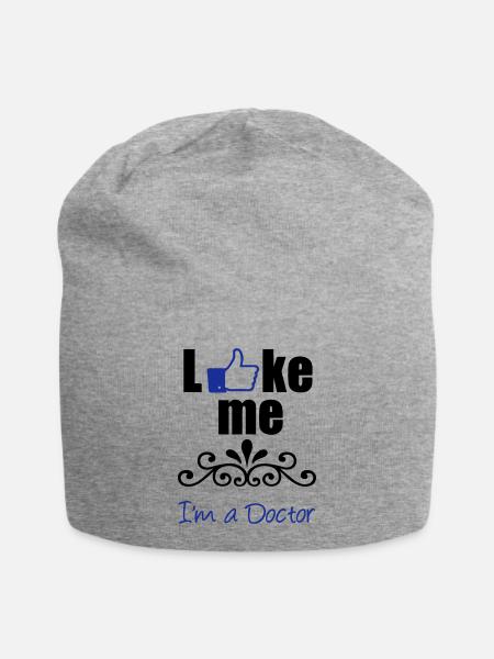 Like the Doctor - Jersey Beanie - heather grey