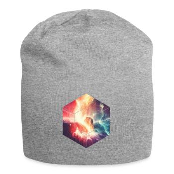 Innerer Frieden - Jersey-Beanie - Grau meliert - Vorne