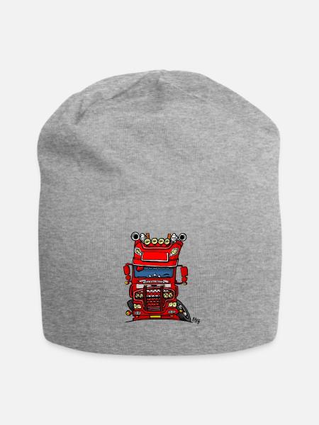 0613 daf fx auf der Straße - Jersey-Beanie - Grau meliert