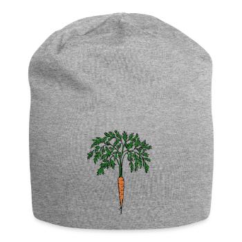 carotte - Bonnet en jersey - gris chiné - Devant