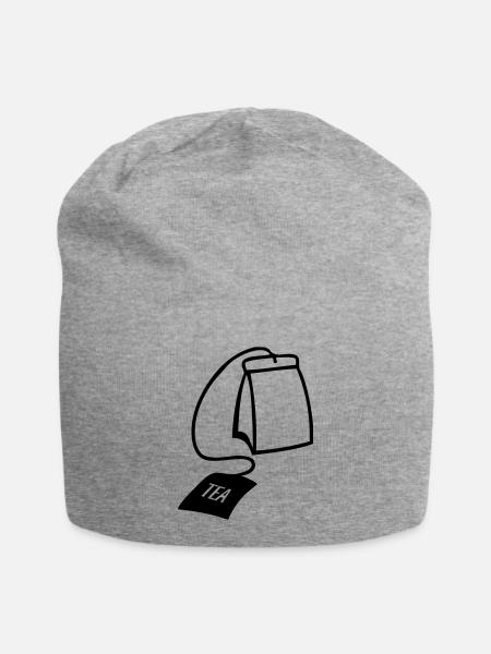 teabag - Jersey-Beanie - Grau meliert