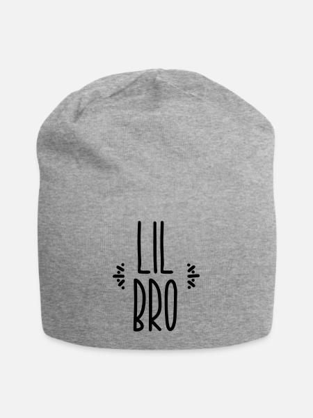 lil bro - Jersey Beanie - heather grey