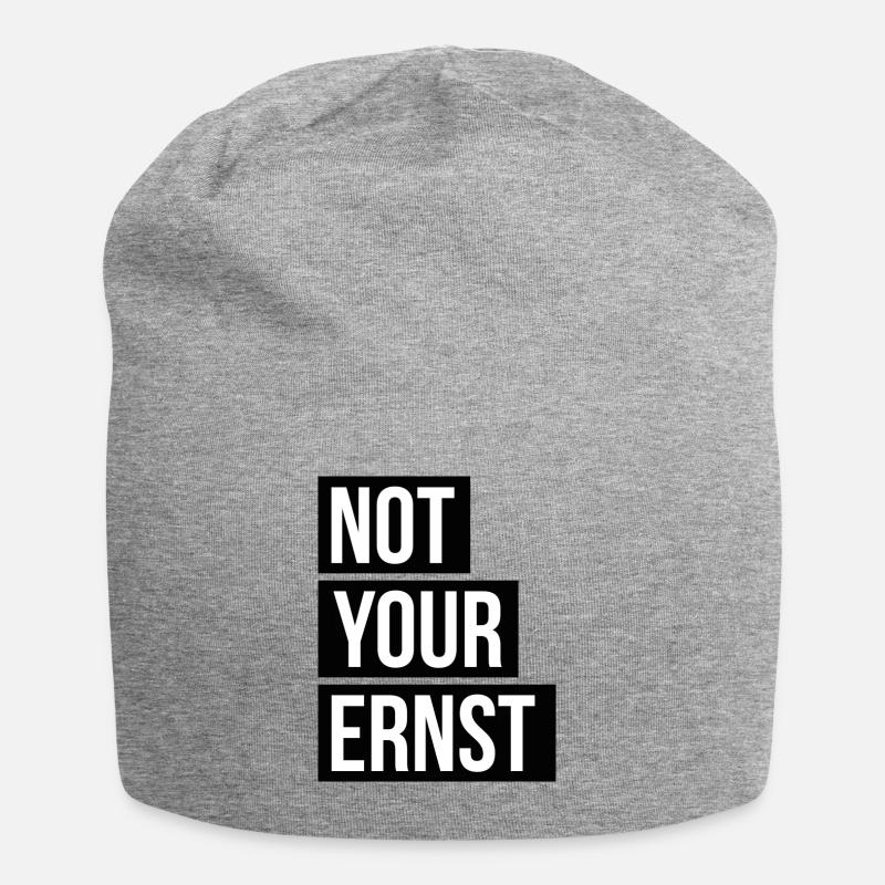 Not Your Ernst Nicht dein Ernst - Jersey-Beanie - Grau meliert