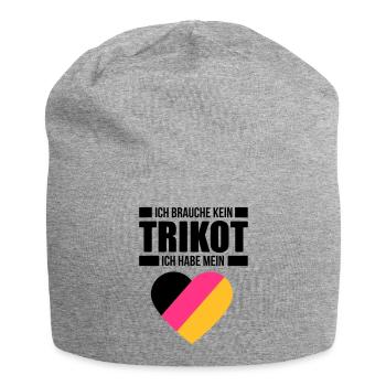 Je n'ai pas besoin de maillot - Germany Fan Shirt - Bonnet en jersey - gris chiné - Devant