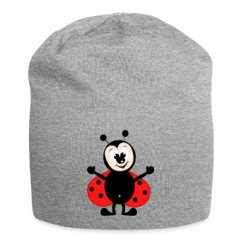 ladybug - Jersey Beanie - heather grey - Front