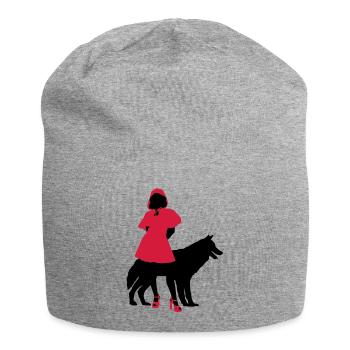 Red Riding Hood - Jersey Beanie - heather grey - Front