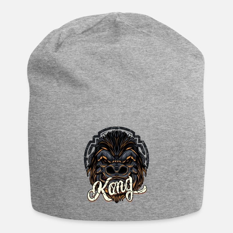 Gorilla - Jersey-Beanie - Grau meliert