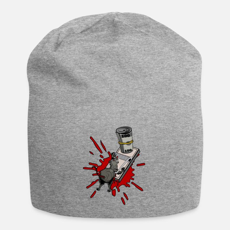 RAT TRAMP - Jersey Beanie - heather grey