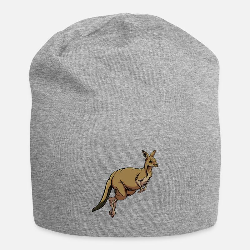 Kangaroo - Jersey Beanie - heather grey