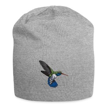 Hummingbird - Jersey Beanie - heather grey - Front