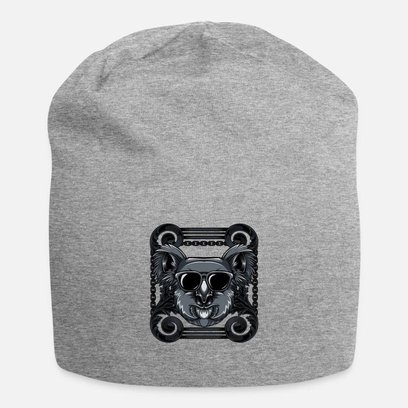 Koala - Jersey-Beanie - Grau meliert