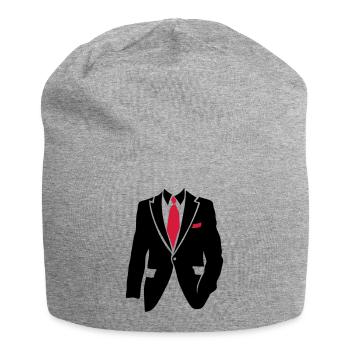 Suit business man 2105 - Jersey Beanie - heather grey - Front