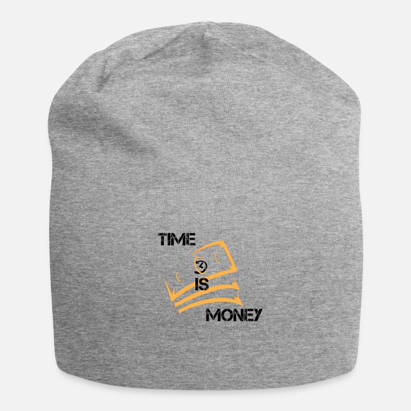 Geld - Jersey-Beanie - Grau meliert