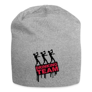 Drunken Party Zombies Drinking Team - Bonnet en jersey - gris chiné - Devant