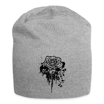 rose - Jersey Beanie - heather grey - Front