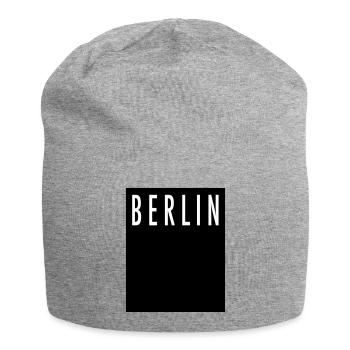 Berlin T-Shirt Berlin Gift - Jersey Beanie - heather grey - Front